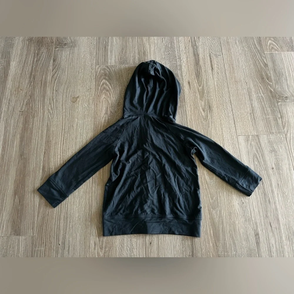 Kate Quinn Kids Full Zip Hoodie Jacket Blue Grey Modal - Size 2T
